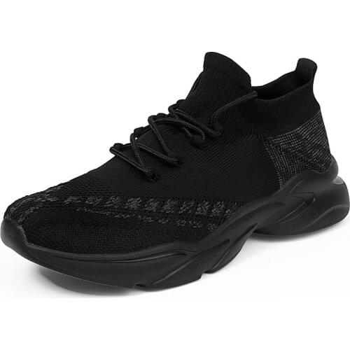 Platform Sneakers Sock Shoes Womens Vulcanize Shoes Black Sneakers Casual Breathable Sneakers Chunky Sneakers Mens Sneakers