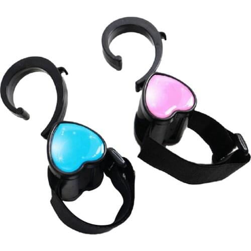 2pcs Baby Hanger Hook Bag Stroller Heart-shaped Hooks Pram Rotate 360 Degree Cart Accessories