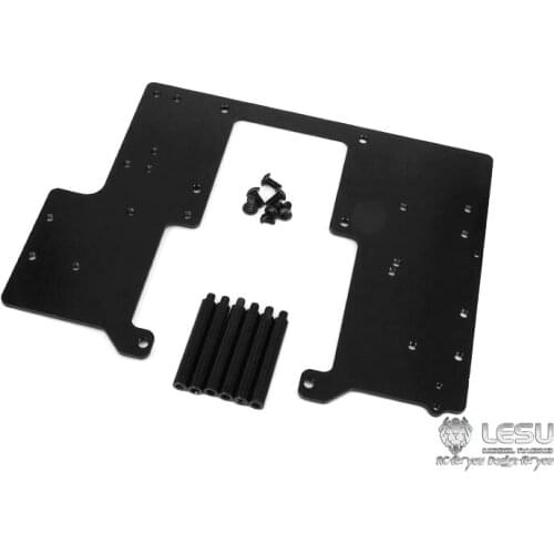 LESU 34MM Metal Battery Compartment for 1/14 RC TAMIYA Benz 3348 Dumper Arocs 3363 Tractor Truck DIY Car Model