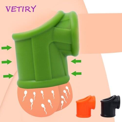 Soft Silicone Penis Ring Ball Stretcher Scrotum Bondage Cock Ring Erection Penis Enlargement Sex Toys for Men Delay Ejaculation