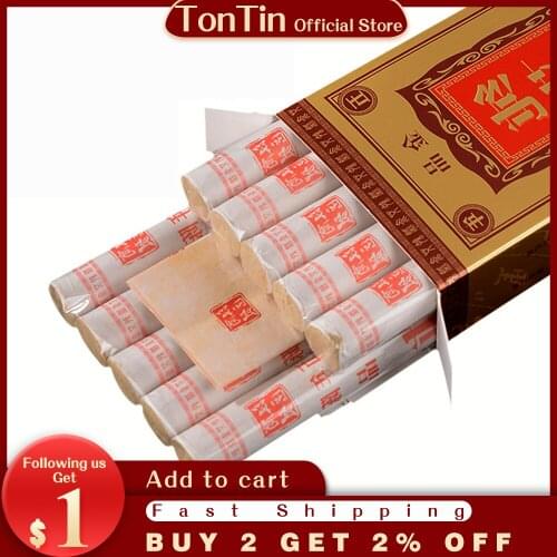 Wholesale Superfine Five Years Old Moxa Roll 10pcs/box 50:1 moxa stick moxibustion therapy traditional Chinese healthcare