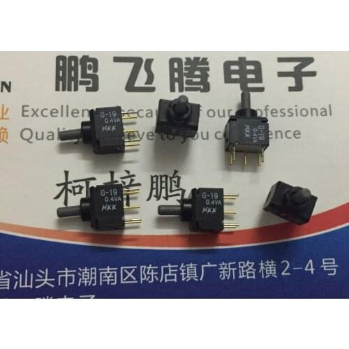 Original new 100% G-19AP 5pin 3gear G-19AV 3pin 2gear mini waterproof button switch waterproofing dust shaking head