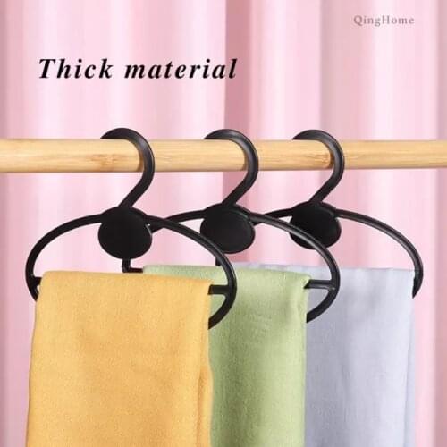 5Pcs Oval Scarf Shawl Tie Holder Oval Shape Coat Hanger Multifunctional Scarf Belt Tie Clothes Display Holder Space Saving