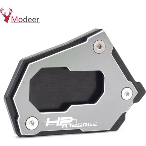 R 1250 GS HP Motorcycle Kickstand Side Stand Extension Enlarger Pad Plate For BMW R 1250GS R1250 GS Adventure R1250GS HP -2021