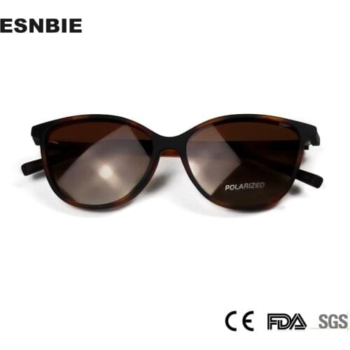 TR90 Red Cat Eye Glasses With Magnetic Clip On Sunglasses Women Polarized Myopia Glasses Trendy Eyeglasses Frame For Beauty 53mm