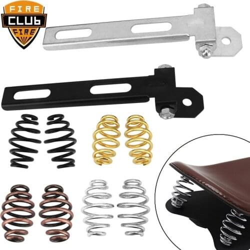 Solo Seat High Quality Springs Bracket Motorcycle Mounting Kit For Harley For Honda For Yamaha Bobber Chopper Custom Moto