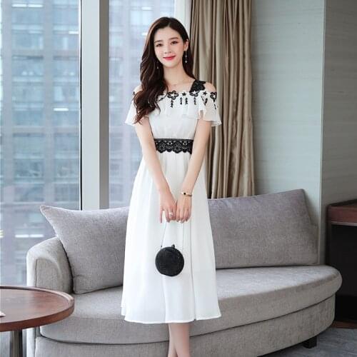 Летние платья с открытыми плечами Wangxiangqian China At AliExpress