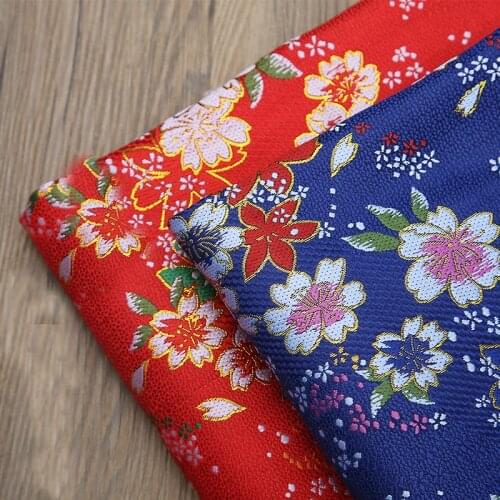 75cm width Japanese cherry Metallic Jacquard Brocade Fabric,3D jacquard yarn dyed fabric for clothing,bedding,chic bag DIY