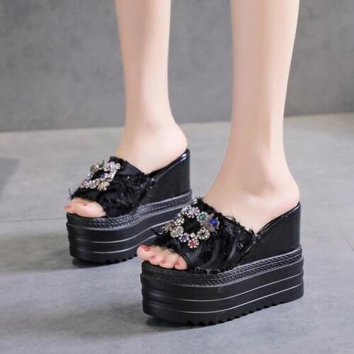 New Arrival 2021 womens sandals Women Summer Fashion Leisure Fish Mouth Sandals Thick Bottom Slippers wedges shoes women Slippe