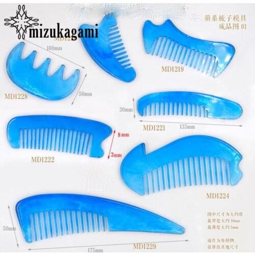 1pcs Drop Mold Scraper Plate Cat Comb Mold For DIY Fashion Jewelry Making Finding Accessories