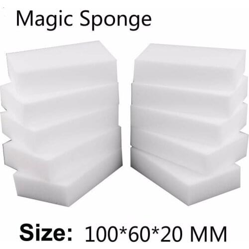10pcs/10*6*2cm kitchen accessories magic cleaning sponge bathroom cleaning sponge flower shaped bowl office