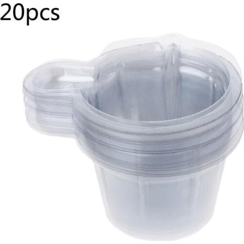 100Pcs 40ML Plastic Disposable Cups Dispenser For DIY Epoxy Resin Jewelry Making