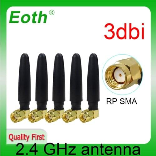 2.4 GHz wifi antenna real 3dBi Aerial RP-SMA Connector antena 2.4ghz antenne 2.4G wifi antenas wi-fi antennas Wireless Router
