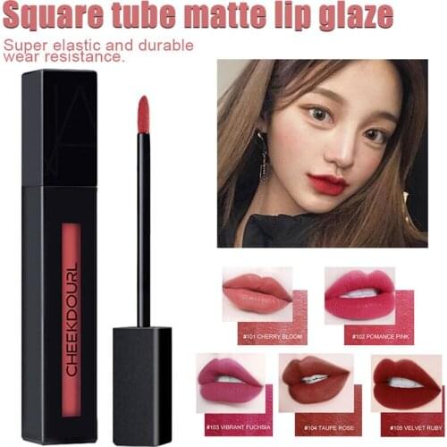 5 Color Velvet Matte Lipstick Lip Set Waterproof Long Lasting Make Up Red Lip Gloss Pencil Kits Nude Makeup Liquid Lip Stick