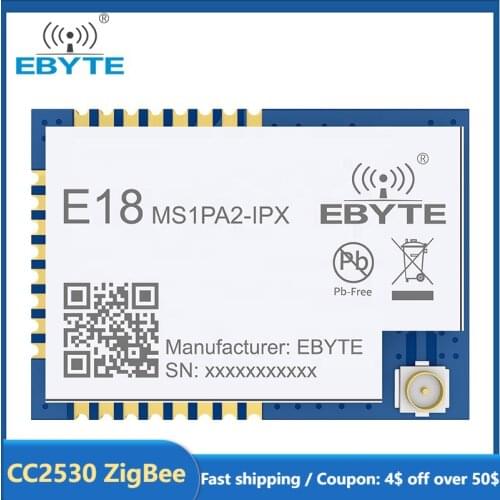 EBYTE CC2530 RF Chip ZigBee Wireless Module SMD IPEX interface 100mW for Smart Home 20dBm 1200m Long Range Zigbee Module