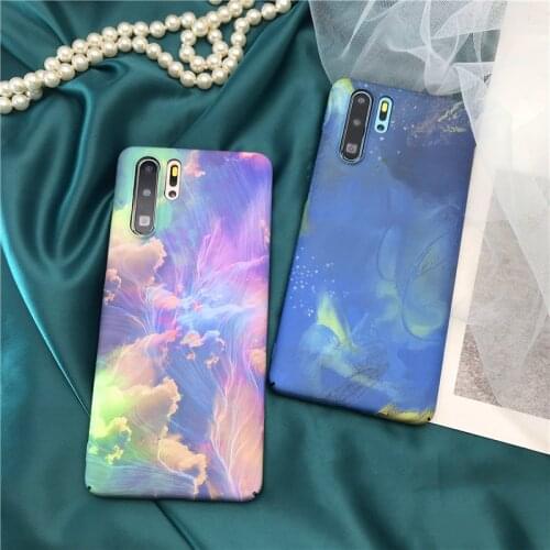 3D Relief Matte Case for Samsung Galaxy Note 10 Plus 5G Note 10 Case Stars Ink Painting PC Cover for Galaxy Note10 Plus Fundas