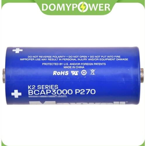 For Maxwell K2 2.7V 3000F＋Connecting piece super capacitor with Threaded