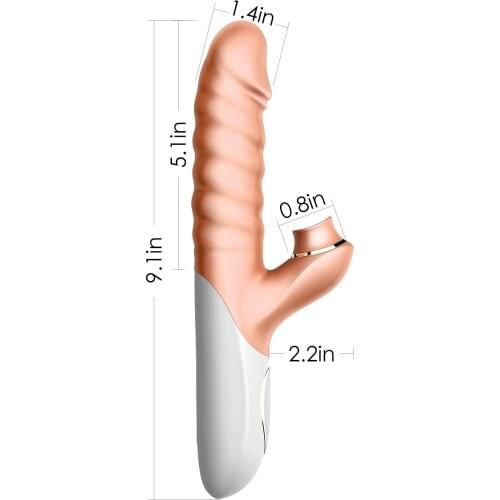 Thrusting Big Dildo Vibrators for Women Magic Wand Body Sucking Massager Sex Toys For Woman Clitoris Stimulate Female Sex Shop