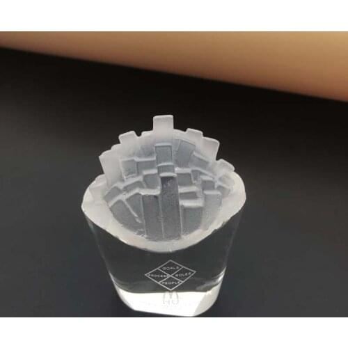 Manufacturer Crystal hamburger, French fries, handicrafts and ornaments for sale