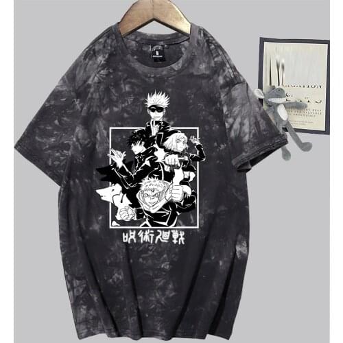 Jujutsu Kaisen Gojo Satoru Fashion Women T-shirt Short Sleeve Unisex Clothes Streetwear