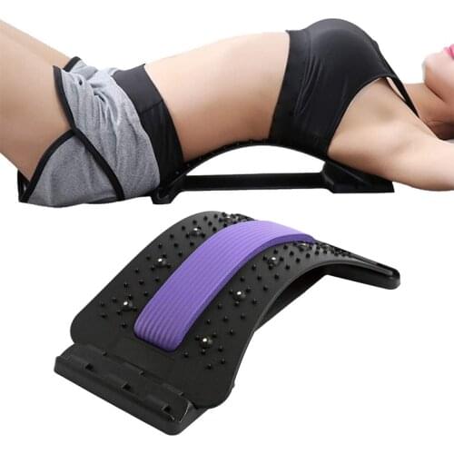 Back Massage Acupressure Fitness Equipment Magic Stretch Relax Mate Stretcher Lumbar Support Spine Relaxation Pain Relief Mat