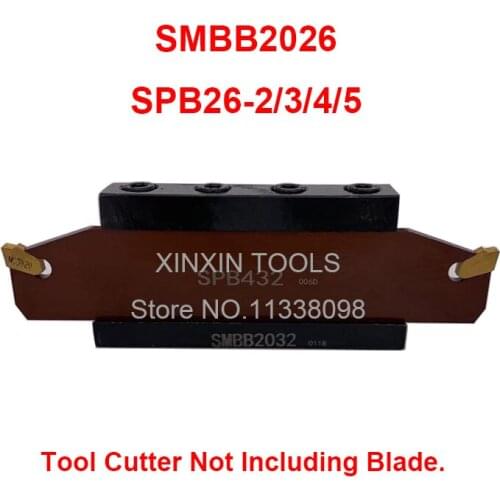 1PCS SPB26-2/3/4/5 NC cutter bar and 1PCS SMBB2026 CNC turret set Lathe cutting Tool Stand Holder For SP Lathe Machine