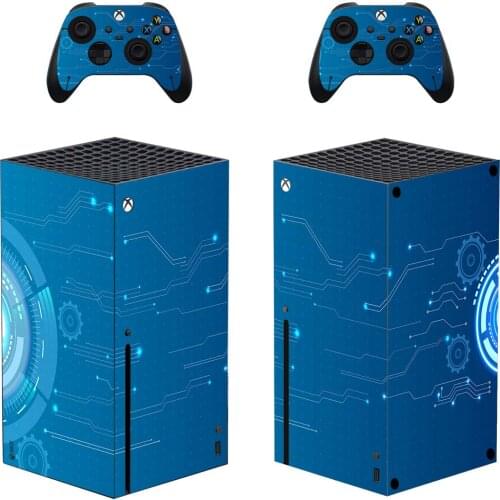 Science Style Xbox Series X Skin Sticker for Console & 2 Controllers Decal Vinyl Protective Skins Style 1