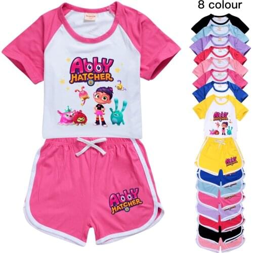 2021 New girls clothes and boys clothes for summer girl sets and boy sets of Abby Hatcher