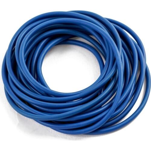 New 3m/6m/10m/20/50m Solid Core Pole Elastic Blue Diameter 2.6mm Fishing Lines Latex Tube Retention Rope Fishing Tackles