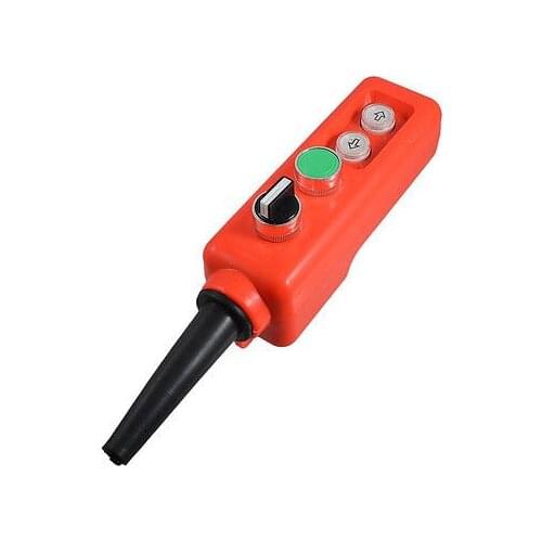 Hoist ON/OFF/ON 3 Position Selector Momentary Up Down Green Push Button Switch