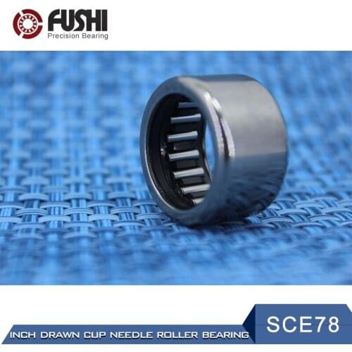 SCE78 Bearing 11.112*15.875*12.7 mm ( 5 PCS ) Drawn Cup needle Roller Bearings B78 BA78Z SCE 78 Bearing