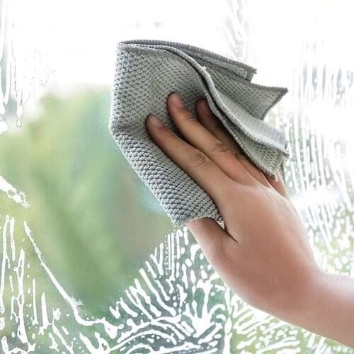 Super Absorbent Clean Cloth Cleaning Wiping Rag Dish Towel Home Kitchen Towel Sink Wipe Coral fleece Home Cleaning Towels