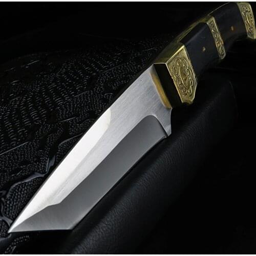 XUAN FENG outdoor camping knife high hardness saber hunting survival knife high quality straight knife