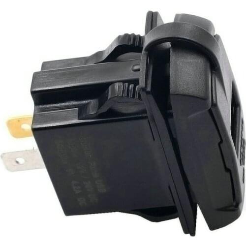 20Pcs/Lot Motorcycle 12-24V Waterproof Rocker Switch Type High Power USB Power Socket Charger Voltmeter Adapters