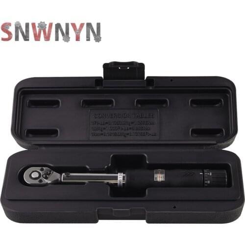 High Precision 2-14Nm Torque Wrench 1/4 inch Drive Wrench Window Type Bicycle Repair Spanner Hand Tool Free Shipping