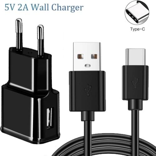 Bluboo S3 S8 Plus Realme 3 5 Pro C3 5V 2A USB Charger Wall Adapter Type C Micro Cable For Samsung Galaxy A6 J4 J2 A10 A51 M21