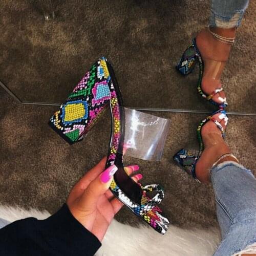 Green High-heeled Flip Flop 2020 Summer New Fashion Wild Suede Leather Non-slip Beach Outdoor Sandals Pink Slippers