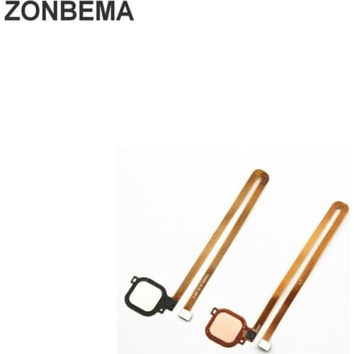 ZONBEMA Fingerprint Sensor Key home button Flex Cable Touch ID For Huawei GR5 2017 BLL-L21 BLL-L22
