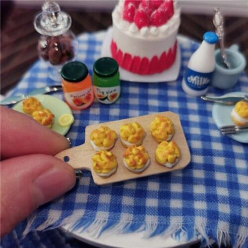 1:12 OB11 BJD Dollhouse Accessories Mini Puff Dessert Model Toy