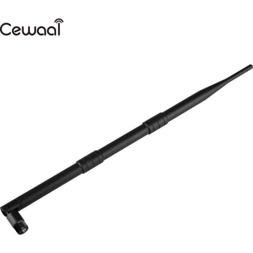 RP-SMA 16dBi WIFI Wireless Omni Antenna For PCI Card Router Brand New (Black)