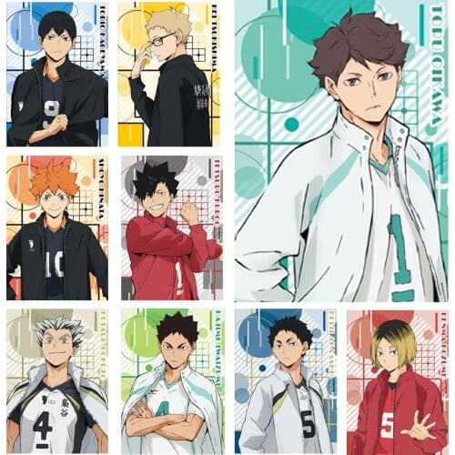 Haikyuu Anime Poster Character Volleyball Boy Canvas Painting Print Cuadros Art Wall Modern Home Living Room Decoration Frameles