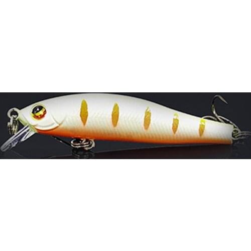 5.9G/7CM 3D Eyes Artificial Minnow Fishing Lure Hard BaitDiving Depth 0.5-1M Anti-Corrosion Bionic Plastic Fishing Bait