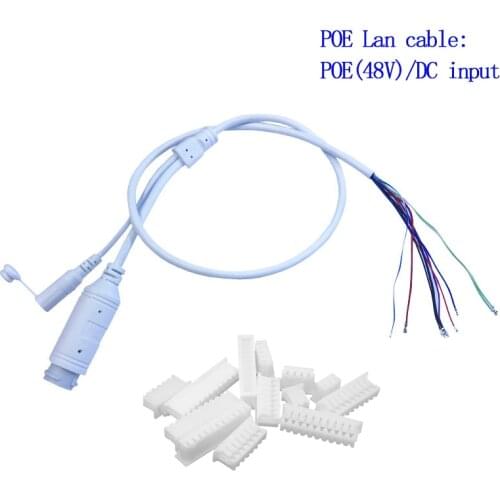 IP Camera Lan Cable 48V POE Lan Cable Jst 1.25mm Connection cable 2P 3P 4P 6P 8P CCTV Camera Accessories