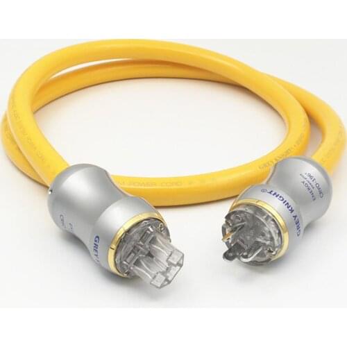 GREY KNIGHT Power Cable Hifi Cable Cord Decoder of Power Amplifier of CD Machine - A- 156'C Freezing Plug Treatment