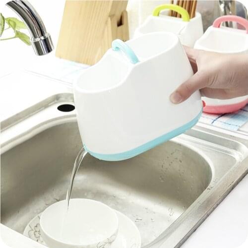 Multi-Function Drain Tableware Storage Box Cutlery Storage Box Sundrie Drain Basket Rack Gadgets Accessories With Handle
