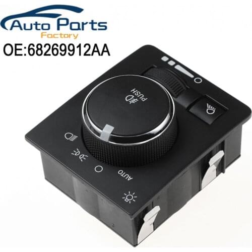 New Headlight Headlamp Dash Switch For Dodge Ram 1500 2500 3500 4500 5500 68269912AA