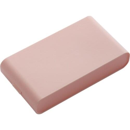 Seal Storage Box Boxes Mask Dispenser Plastic Clamshell Snap Rectangle Durable Portable Desktop Clutter Dustproof