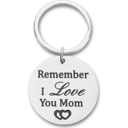 Mothers Day Gift Key Chain for Mom Mother In Law Stepmother Grandmother From Daughter Son Kids Child Bride Jewelry Present