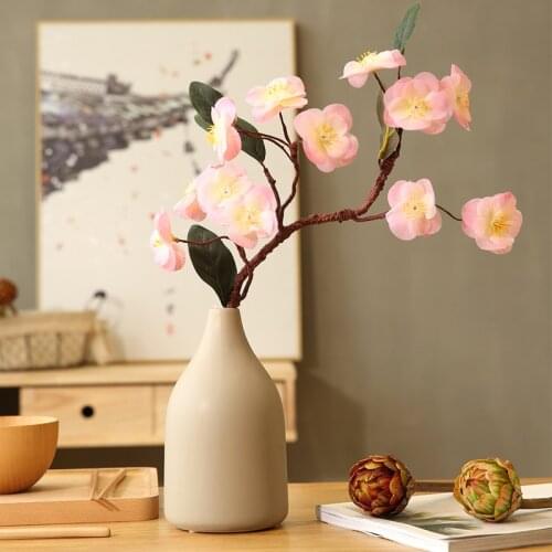 Luxury Modern Vase Minimalist Hydroponic Japanese Dried Flowers Vase Tabletop High Quality Adornos Para Casa Home Decor EB5HP