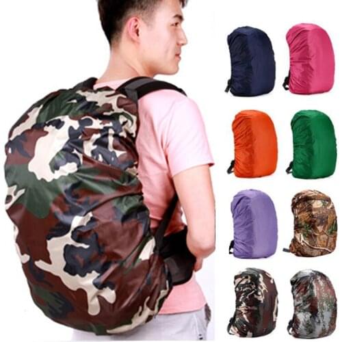 Climbing Backpack Rain Cover Backpack 35L 45L 50-70L Waterproof Bag Cover Camo Tactical Outdoor Camping Hiking Dust Raincover